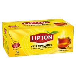 LIPTON Hebrata Yellow Label 50 torebek