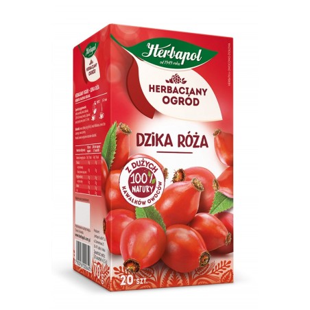 HERBAPOL Herbata Herbaciany Ogród 20 torebek, dzika róża